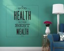 A Good Health Quotes Wall Decal Motivational Vinyl Art Stickers